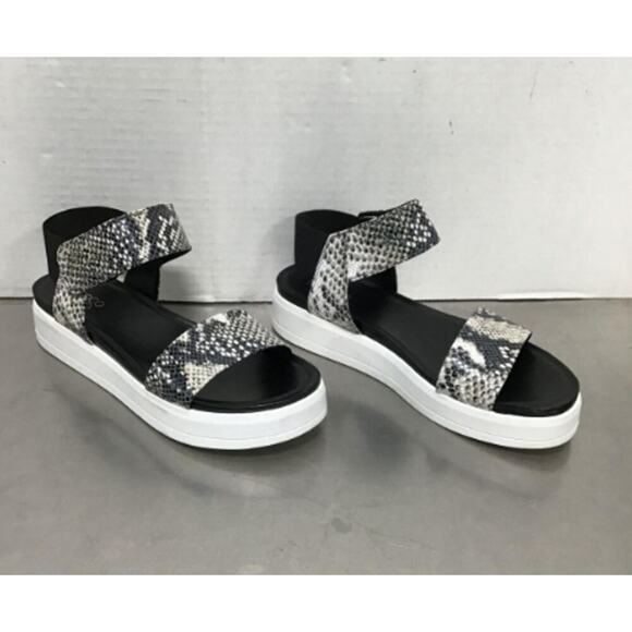 Franco Sarto Kana Platform Sandals Snakeskin Pattern Women's Size 9.5 - Picture 7 of 7